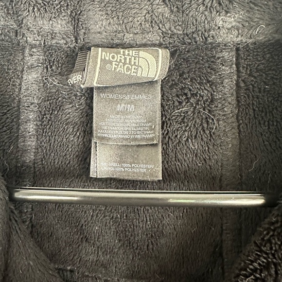 The North Face Fleece Lined Soft Shell Zip Up Womens Size Medium Black Jacket - Picture 3 of 4